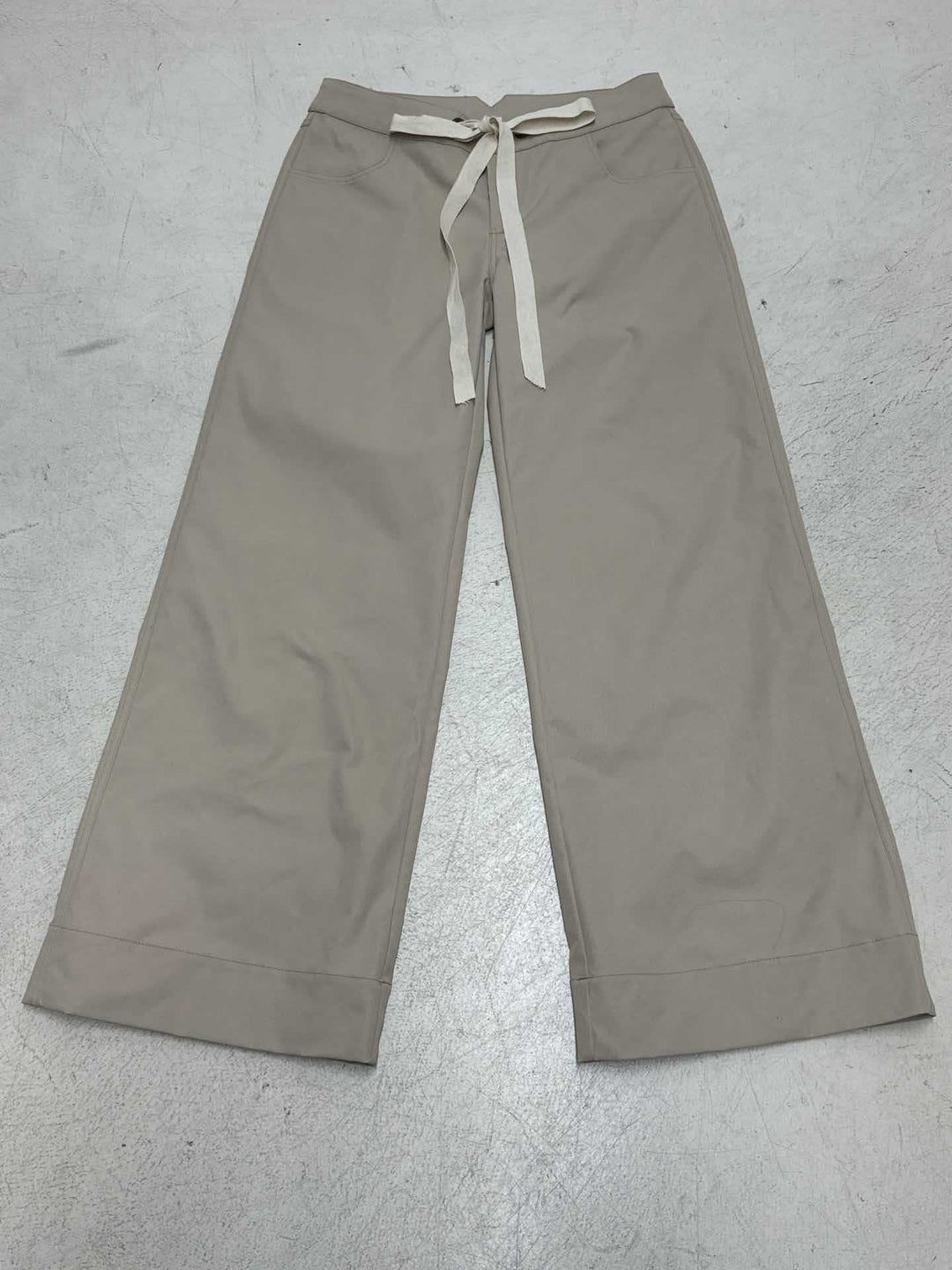 Damen nan weite Highwaist Cargo-Schlaghose mit Tunnelzug, Mehrfachtaschen und legerer Silhouette Drune