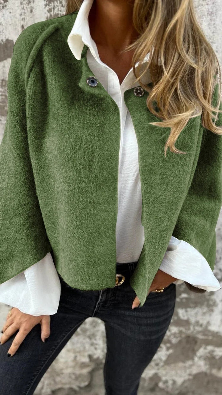 Drune | Kurze Cashmere Langarmjacke