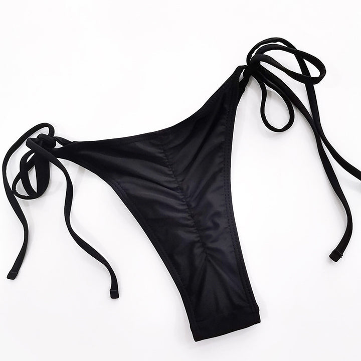 Damen Triangel-Bikini mit verstellbaren Bindebändern und komfortablem Schnitt Drune