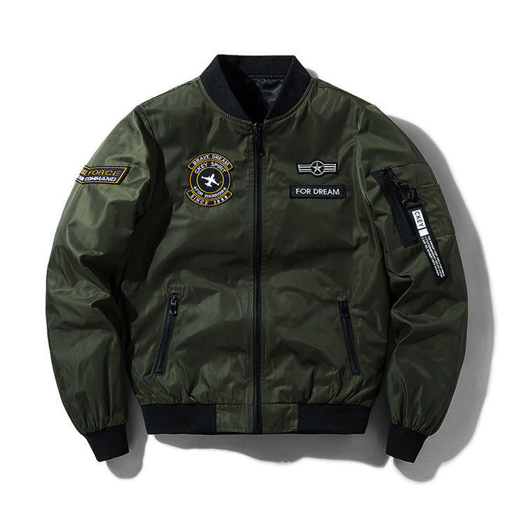 Herren Sportliche Bomberjacke mit praktischen Taschen und stilvollem Design Drune