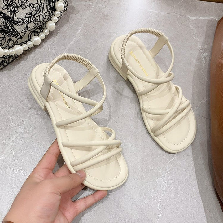 Damen Riemensandalen mit elastischem Riemendesign Drune