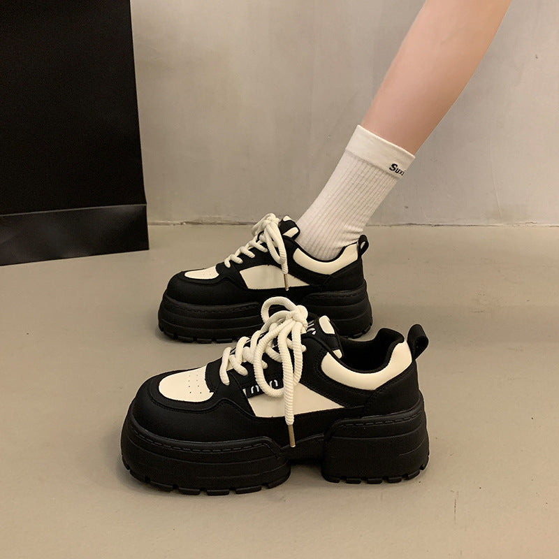 Damen Chunky Sneakers mit verstärktem Komfort und trendiger Sohlenstruktur Drune
