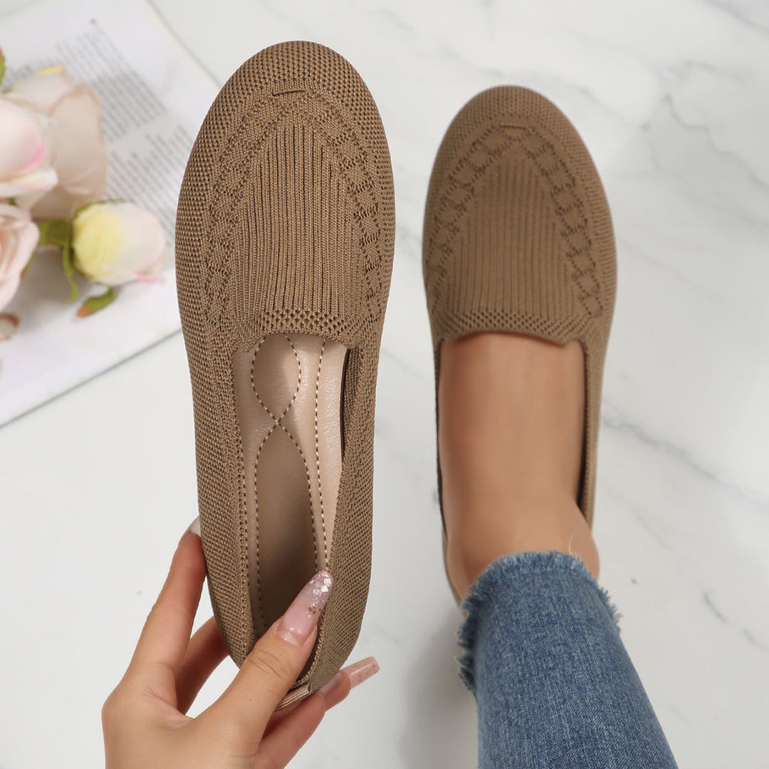 Damen Atmungsaktive Slip-On Ballerinas mit flexiblem Design Drune