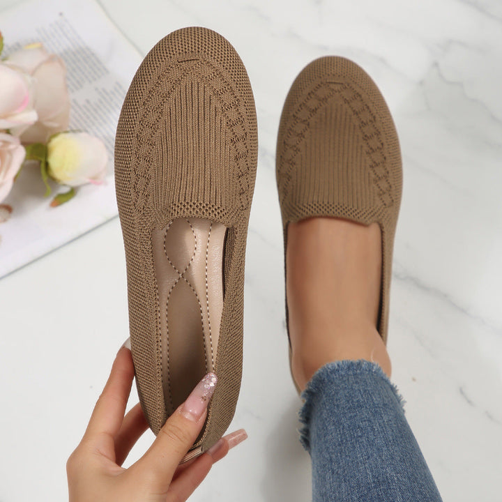 Damen Atmungsaktive Slip-On Ballerinas mit flexiblem Design Drune