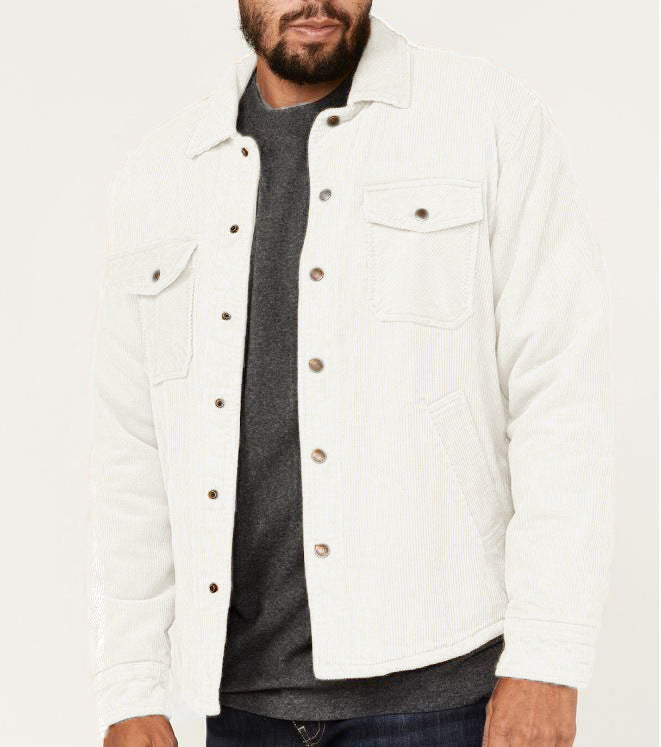 Herren Cordjacke mit utilitaristischen Details Drune