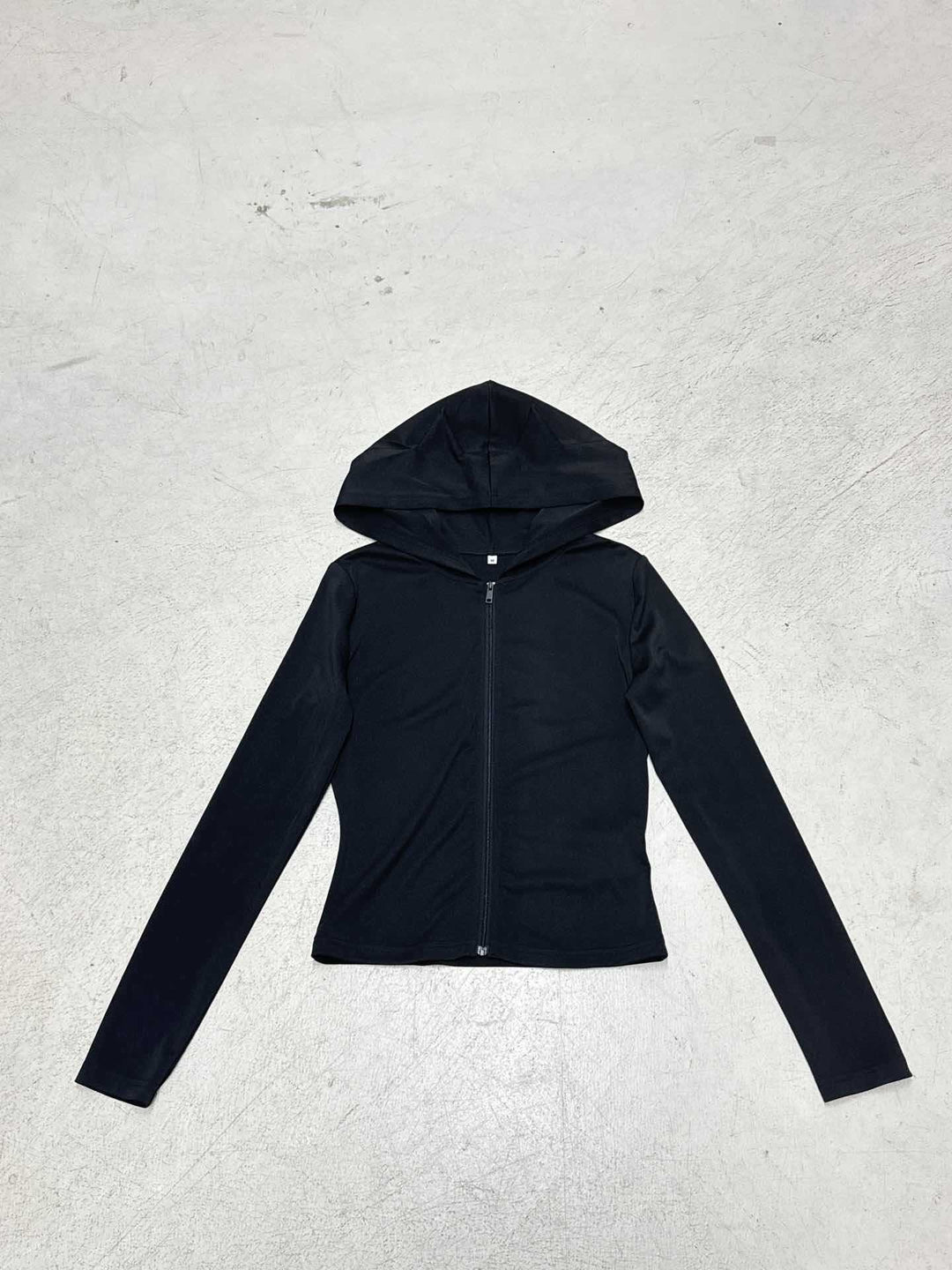 Damen Taillierte Kapuzenjacke mit Reißverschluss und schlanker Silhouette Drune