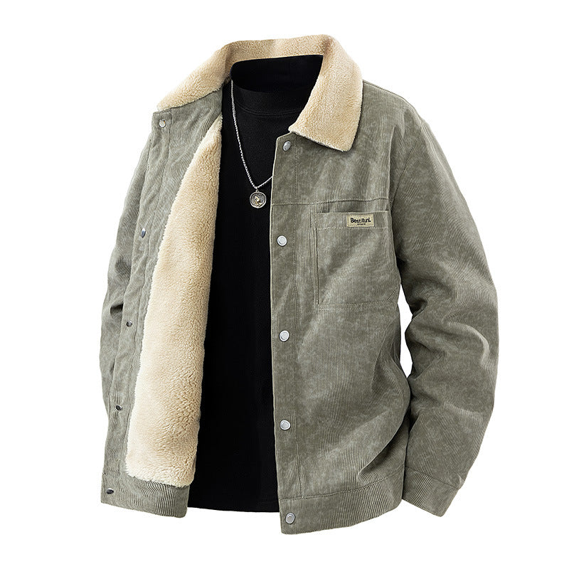 Herren Urbaner Overshirt mit modernen Taschen Drune