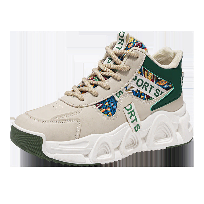 Damen Sportliche Chunky Sneakers mit innovativer Muster-Design Drune