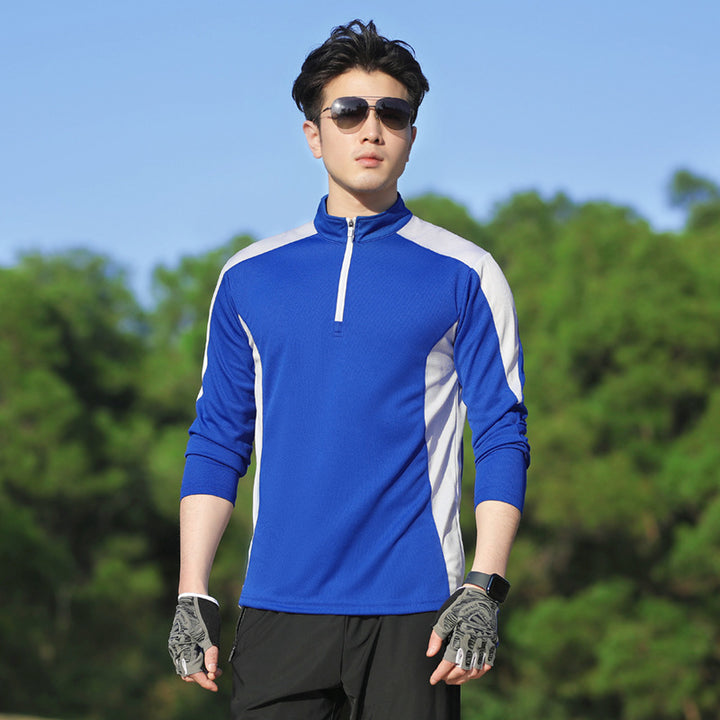 Damen Sport-Longsleeve mit Halbzip und atmungsaktiven Einsätzen Drune