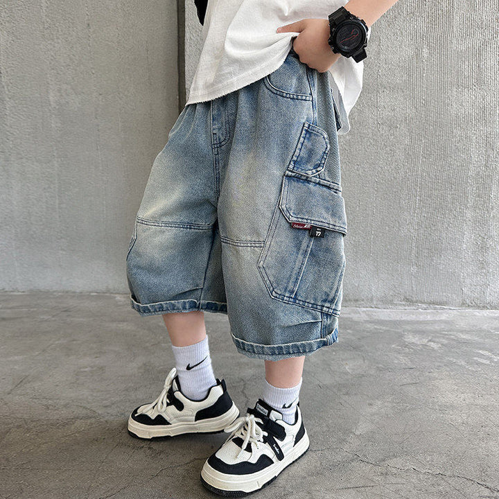 Unisex modische Cargo-Shorts mit Taschen Drune