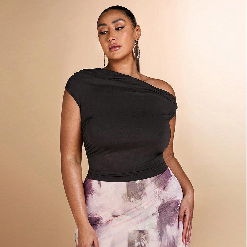 Damen Off-Shoulder-Top Drune