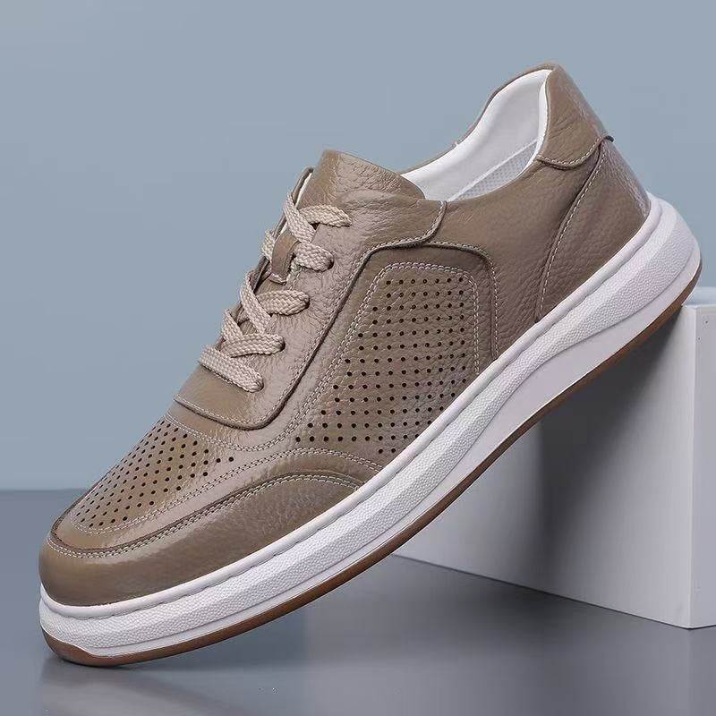 Herren Elegante und bequeme Leder Sneakers Drune