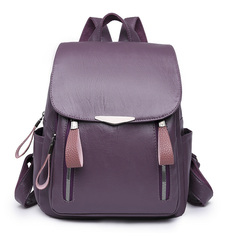 Drune | Diebstahlsicherer Lederrucksack Für Damen