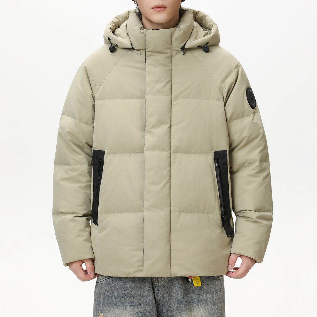 Herren Ultraleichte Steppjacke mit Kapuze Drune
