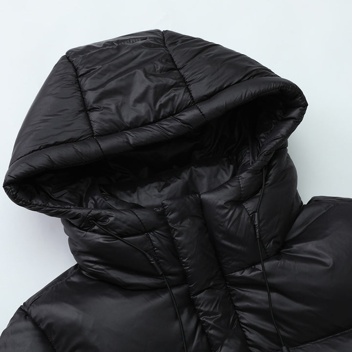 Damen Lange Daunenjacke Drune