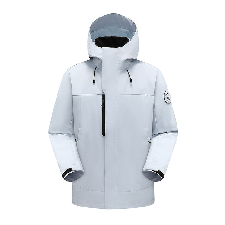 Unisex Wetterschutz-Parka mit verschweißten Nähten und verstellbarer Kapuze Drune