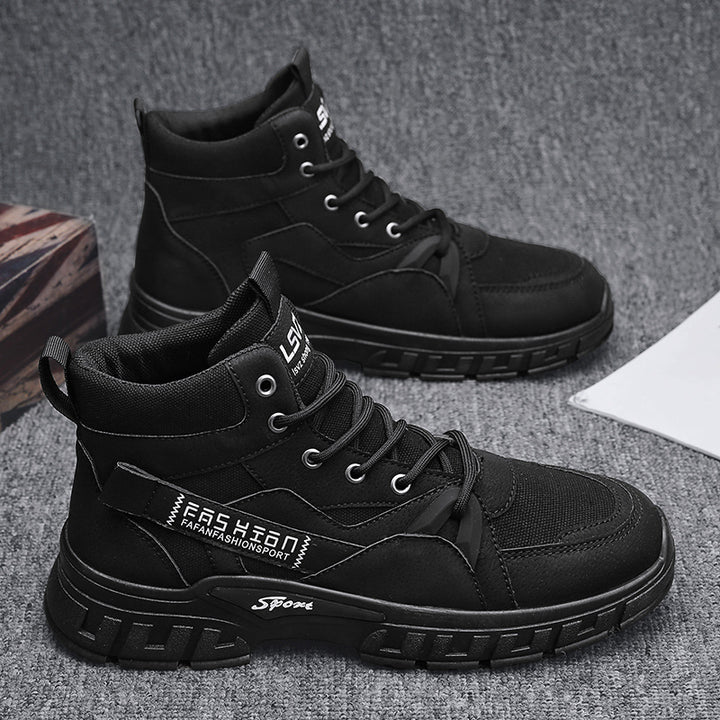 Herren robuste hochgeschnittene Utility-Boots mit Cordura-Einsätzen verstärkter Zehenkappe und stoßdämpfender Offroad-Sohle Drune