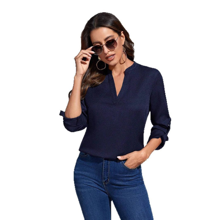 Damen Elegantes und modernes Blusenshirt Drune