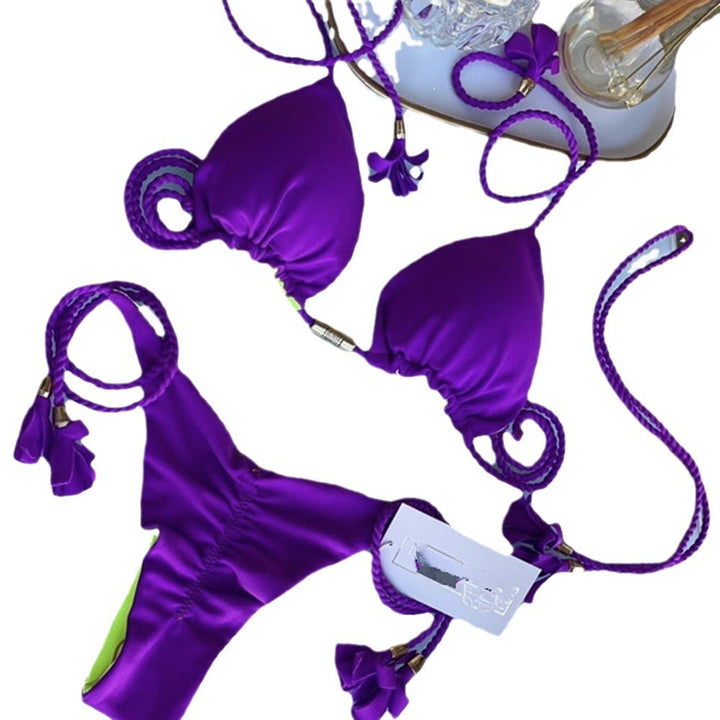 Damen Bikini-Set mit verstellbaren Riemen und raffiniertem Design Drune