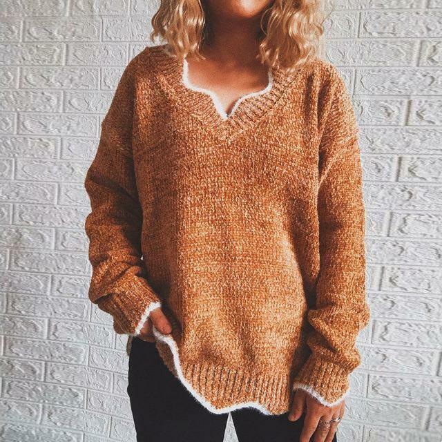 Drune | Lässig Geschnittener Pullover für Damen