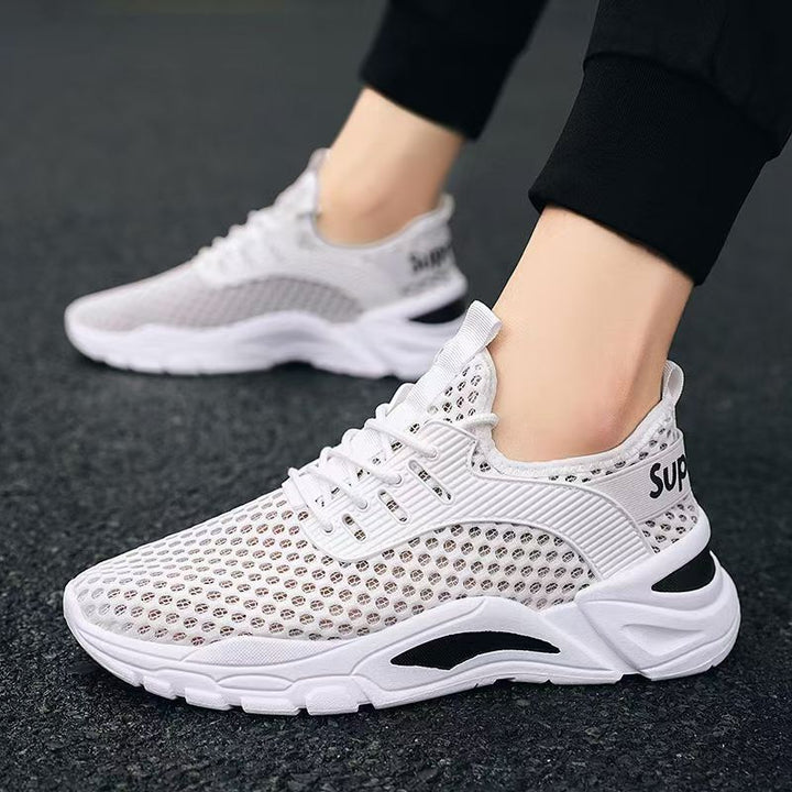 Damen Sportliche Lauf-Sneaker mit atmungsaktivem Mesh-Obermaterial und dämpfender Sohle Drune