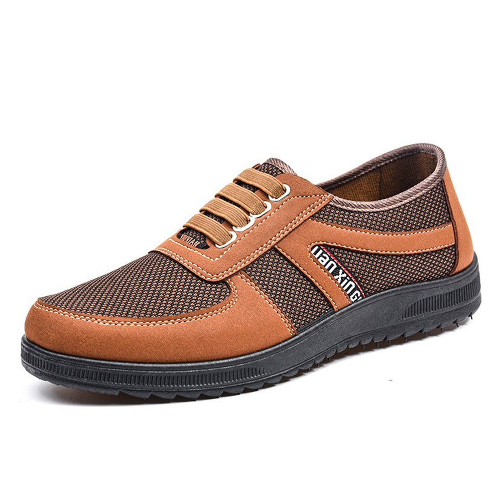 Herren nan atmungsaktiver Freizeit-Sneaker mit Mesh-Textiloberseite, gepolstertem Komfortfußbett und griffiger rutschfester Gummilaufsohle Drune