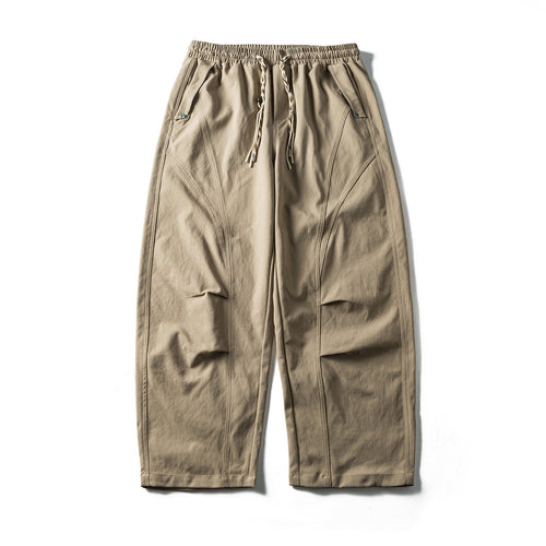 Herren konisch zulaufende Utility-Hose mit elastischem Bund und Kordelzug Drune