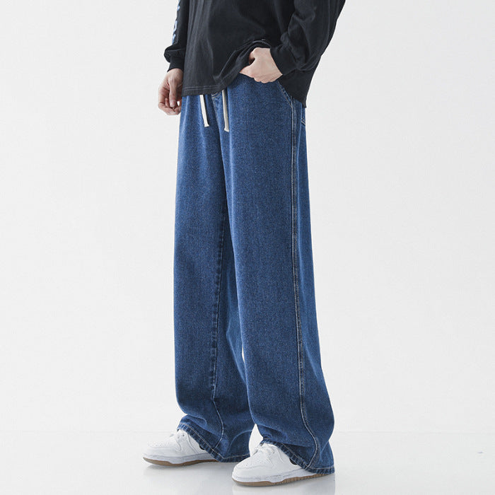 Herren weite Denim-Hose im modernen Vintage-Stil Drune