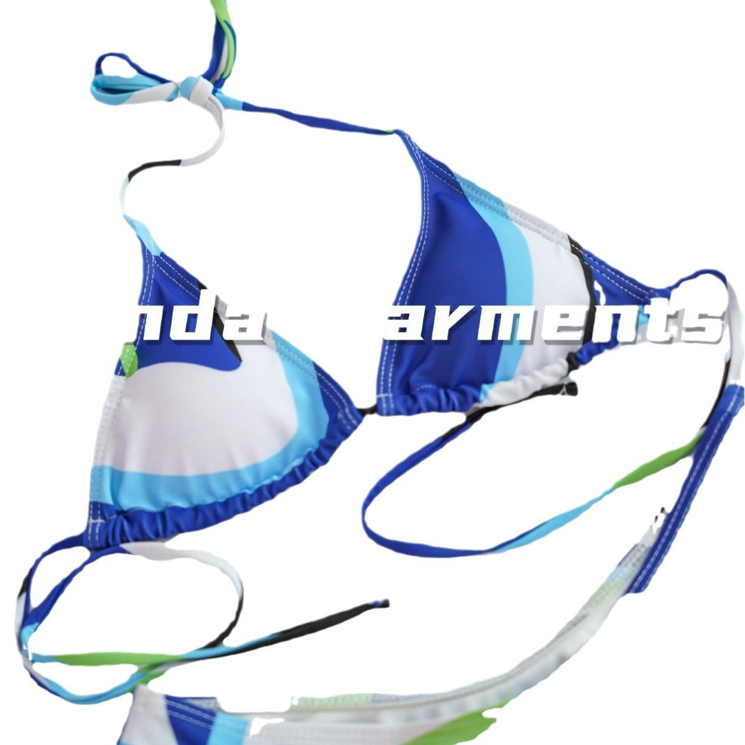 Damen Bikini-Set mit modischem Wickelrock und sportlichem Oberteil Drune