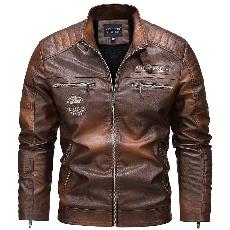 Herren Modische Bikerjacke Drune