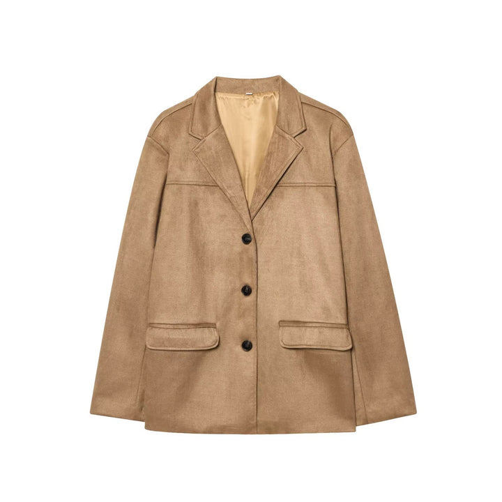 Damen eleganter und modischer Blazer mit praktischen Taschen Drune