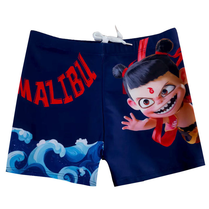 Jungen Schwimmshorts mit maritimen Motiv Drune
