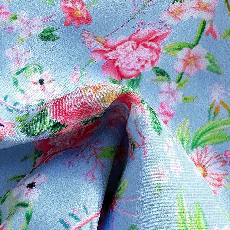 Damen Triangel-Bikini-Set mit floralen Rüschendetails und verstellbaren Trägern Drune