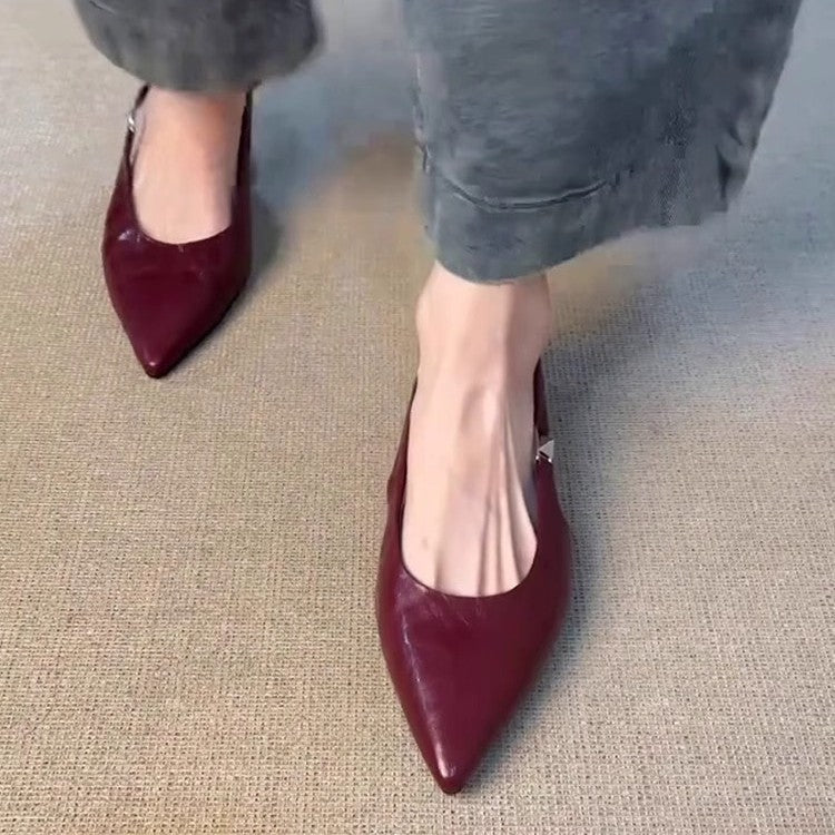 Damen Slingback-Ballerinas mit elegantem Cut-Out und bequemer Passform Drune