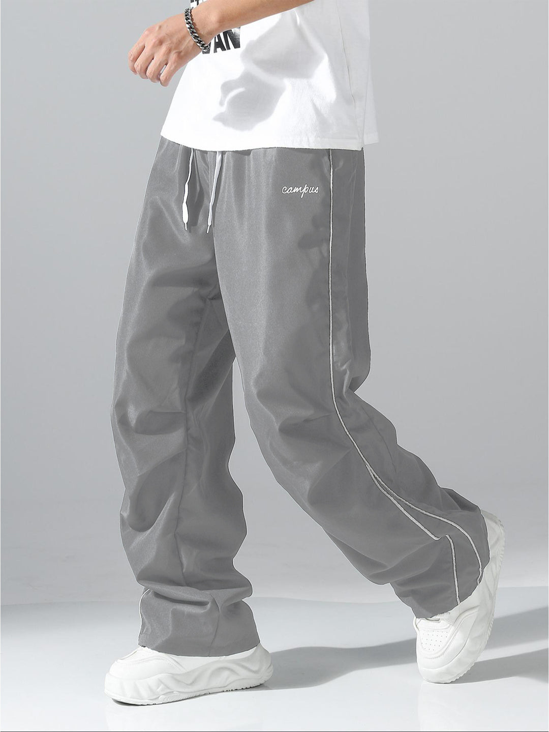 Herren Bequeme Freizeit- und Sporthose mit elastischem Bund und seitlichen Taschen Drune