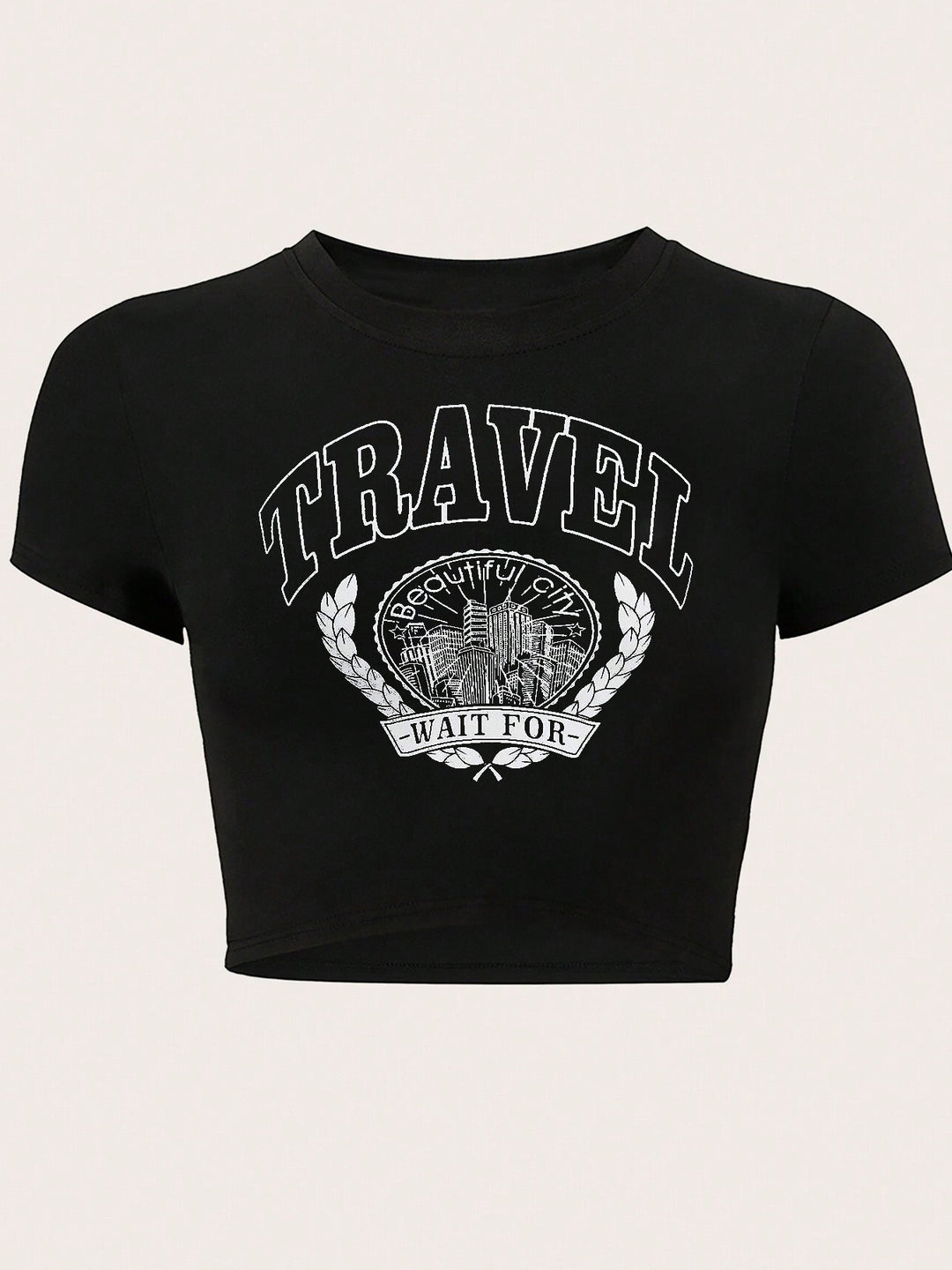 Damen T-Shirt mit funkelndem Discokugel-Motiv und zeitgemäßem Schleifendetail Drune