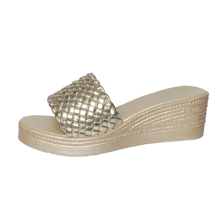 Damen Wedge-Sandalen mit geflochtenem Riemen und ergonomischer Sohle Drune