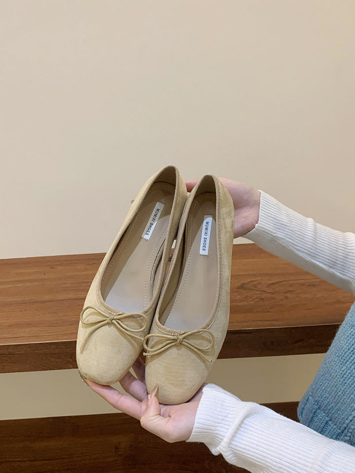 Damen Ballerina-Schuhe mit raffiniertem Schleifenakzent Drune