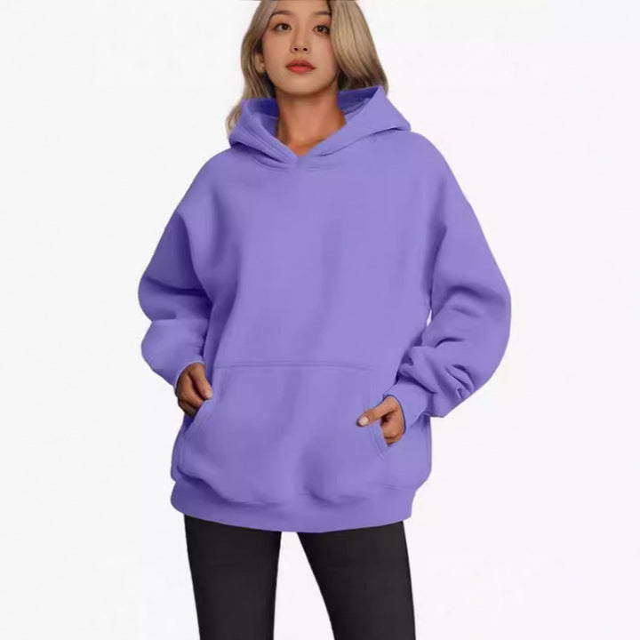 Damen Oversized Kapuzenpullover Drune
