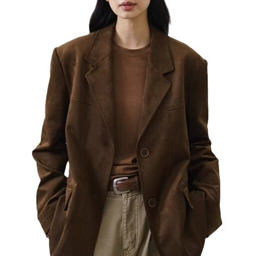 Damen Elegante und lässige Oversized Blazer Drune