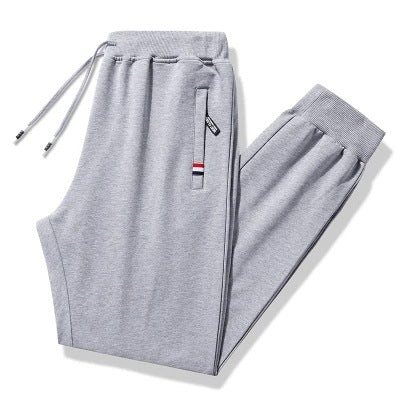 Herren Konische Thermo-Jogginghose mit Reißverschlusstaschen & Kordelbund Drune