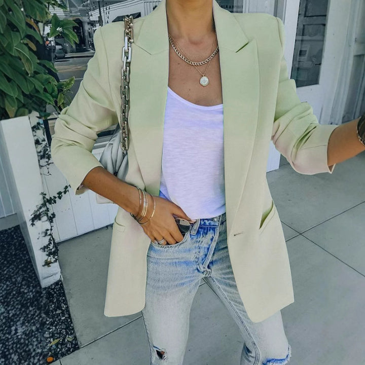 Damen Eleganter Blazer mit modernem Schnitt und praktischen Taschen Drune