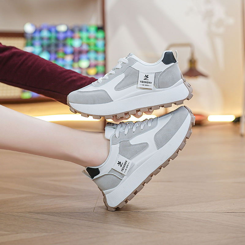 Damen Sportliche Sneaker mit atmungsaktiven Mesh-Einsätzen und dämpfender Sohle Drune