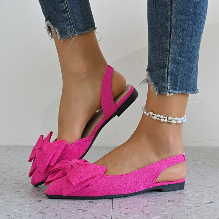 Damen Slipper mit dekorativem Schleifen-Detail Drune