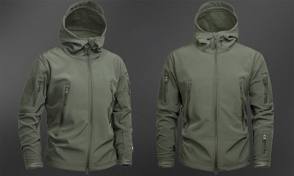 Drune | Softshell Fleece Winterbergsteigerjacke