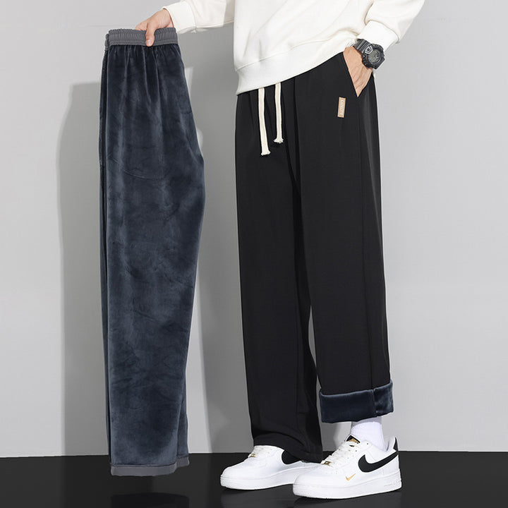 Herren Luxuriöse Fleece-Loungewear-Hose