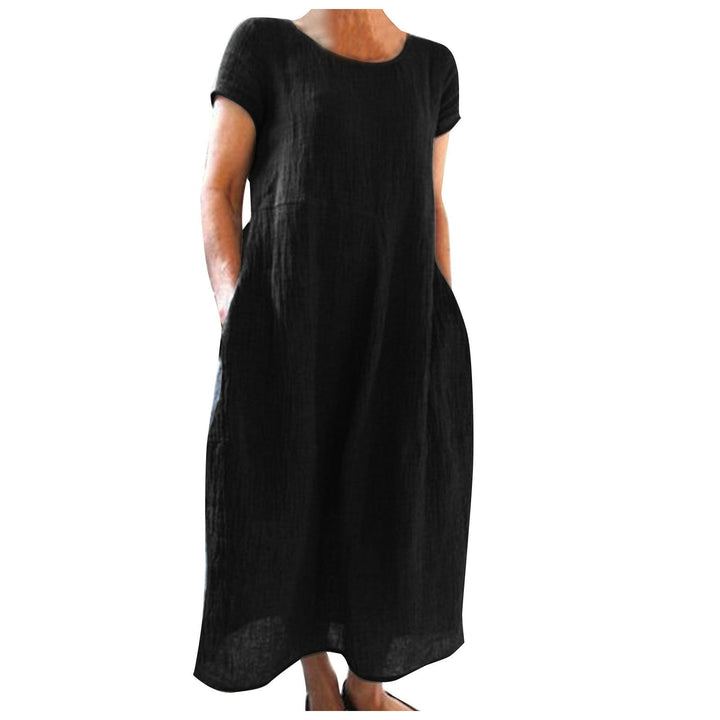 Damen Langarm Sommerkleid Drune