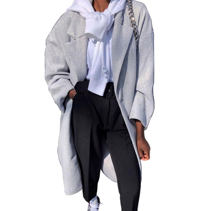 Damen Oversized Mantel im eleganten Design Drune
