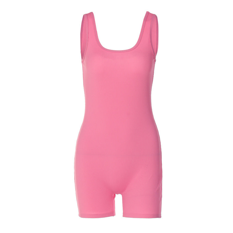 Damen Sportlicher Einteiler Drune