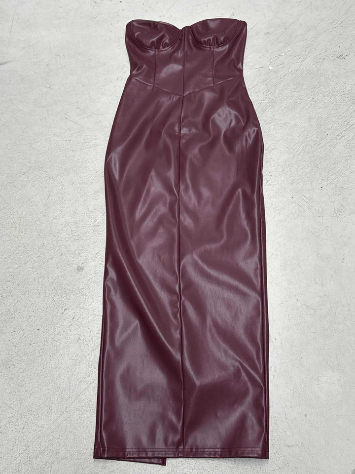 Damen Korsett-Oberteil im eleganten Look mit figurbetonendem Schnitt und strapazierfähigem Kunstleder Drune